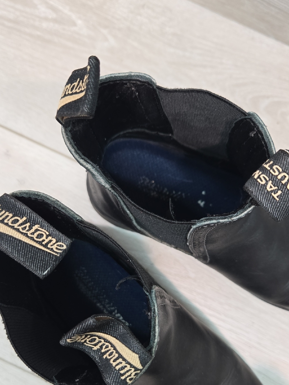 Blundstone Women Moto Black High TopLeather Chelsea Boots Shoes Sz UK 3 US 6 - Picture 6 of 15